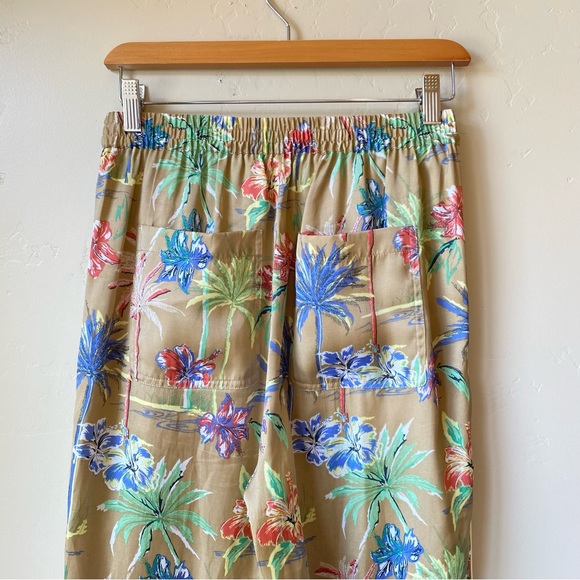 Scotch & Soda NWOT Tropical Print Wide Leg Trouser Pant - Picture 13 of 16